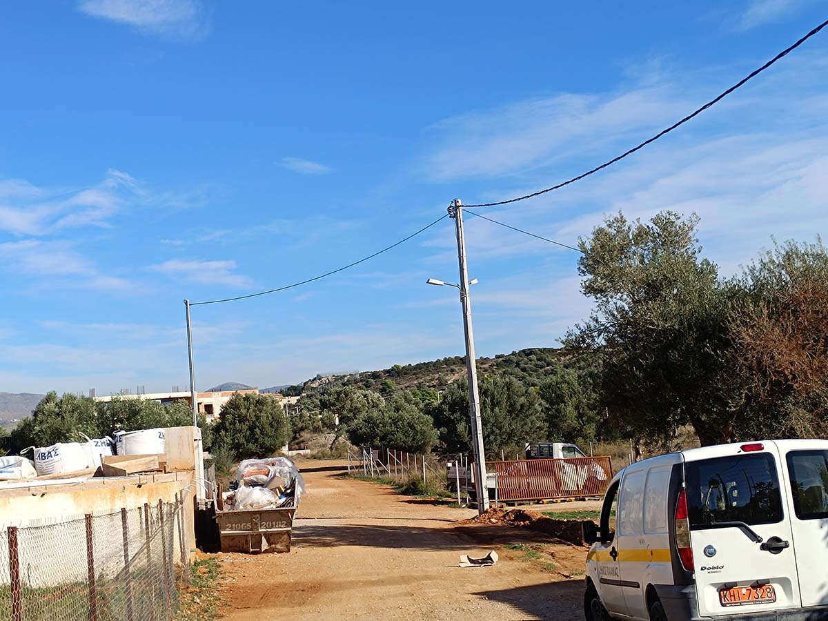 Δήμος Παιανίας: Αποκαθίσταται ο οδοφωτισμός στην Άνοιξη