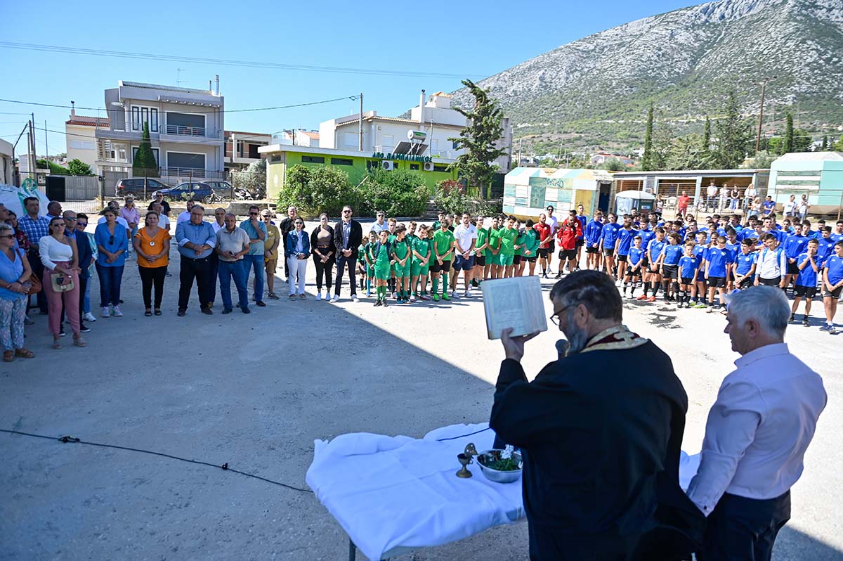 Δήμος Παιανίας: Εγκαινιάσθηκαν τα γήπεδα στο ΔΑΚ Παιανίας - Ισίδωρος Μάδης: Δημιουργούμε νέες αθλητικές υποδομές στον δήμο μας