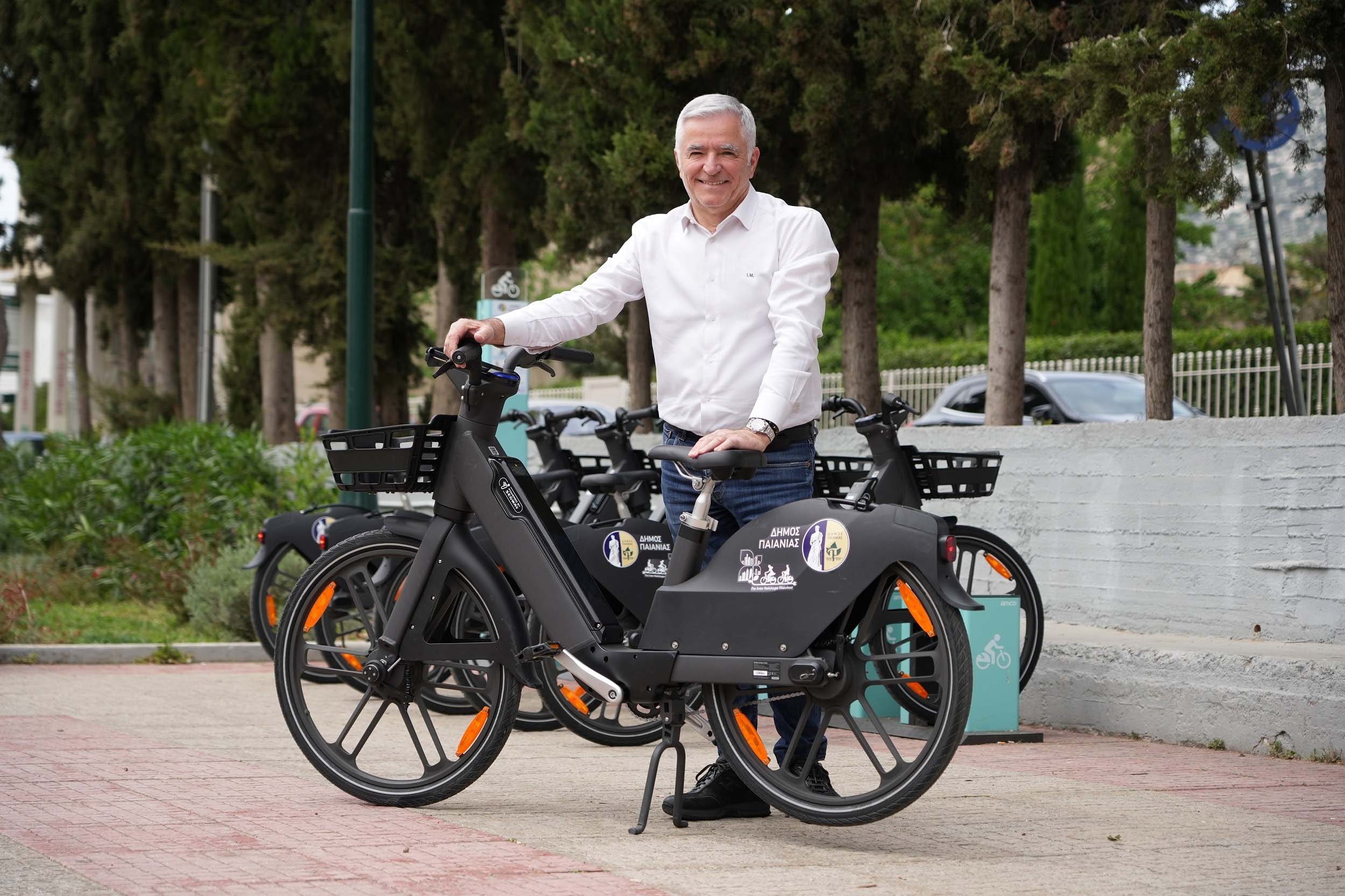 Δήμος Παιανίας: Δωρεάν ηλεκτρικά ποδήλατα για τις μετακινήσεις δημοτών και επισκεπτών