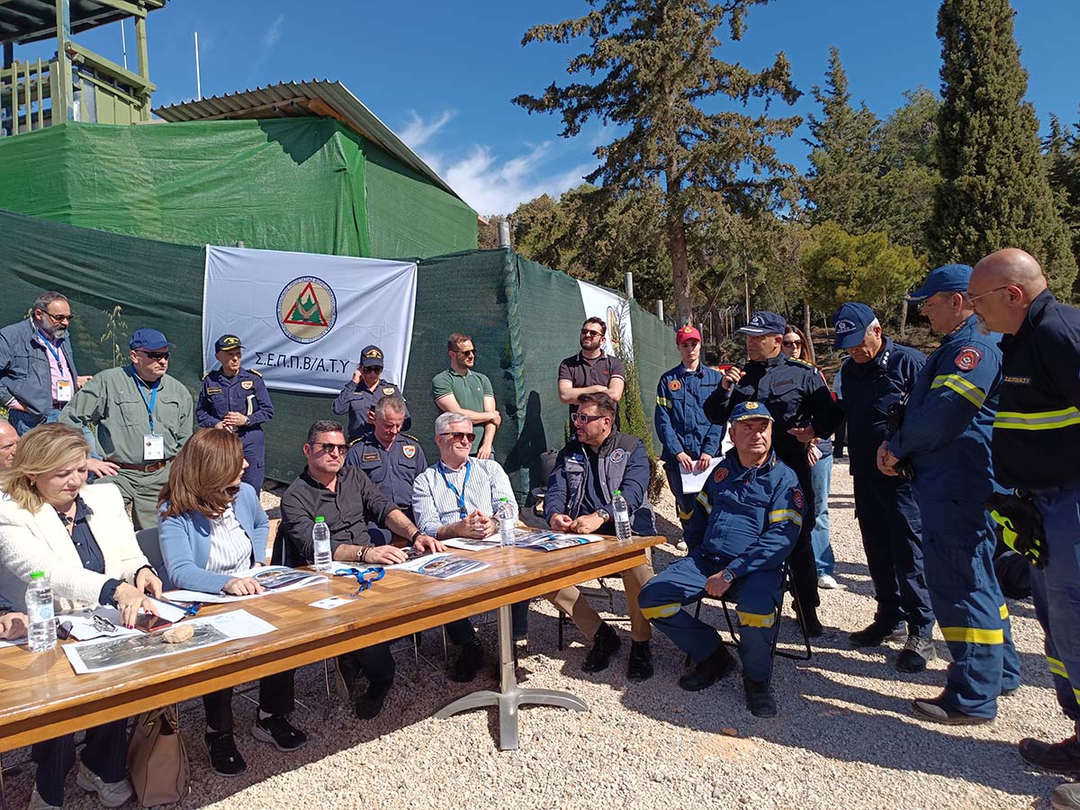 Δήμος Παιανίας: Με επιτυχία στέφθηκε η άσκηση ΑΙΝΕΙΑΣ 2024 – Υμηττός