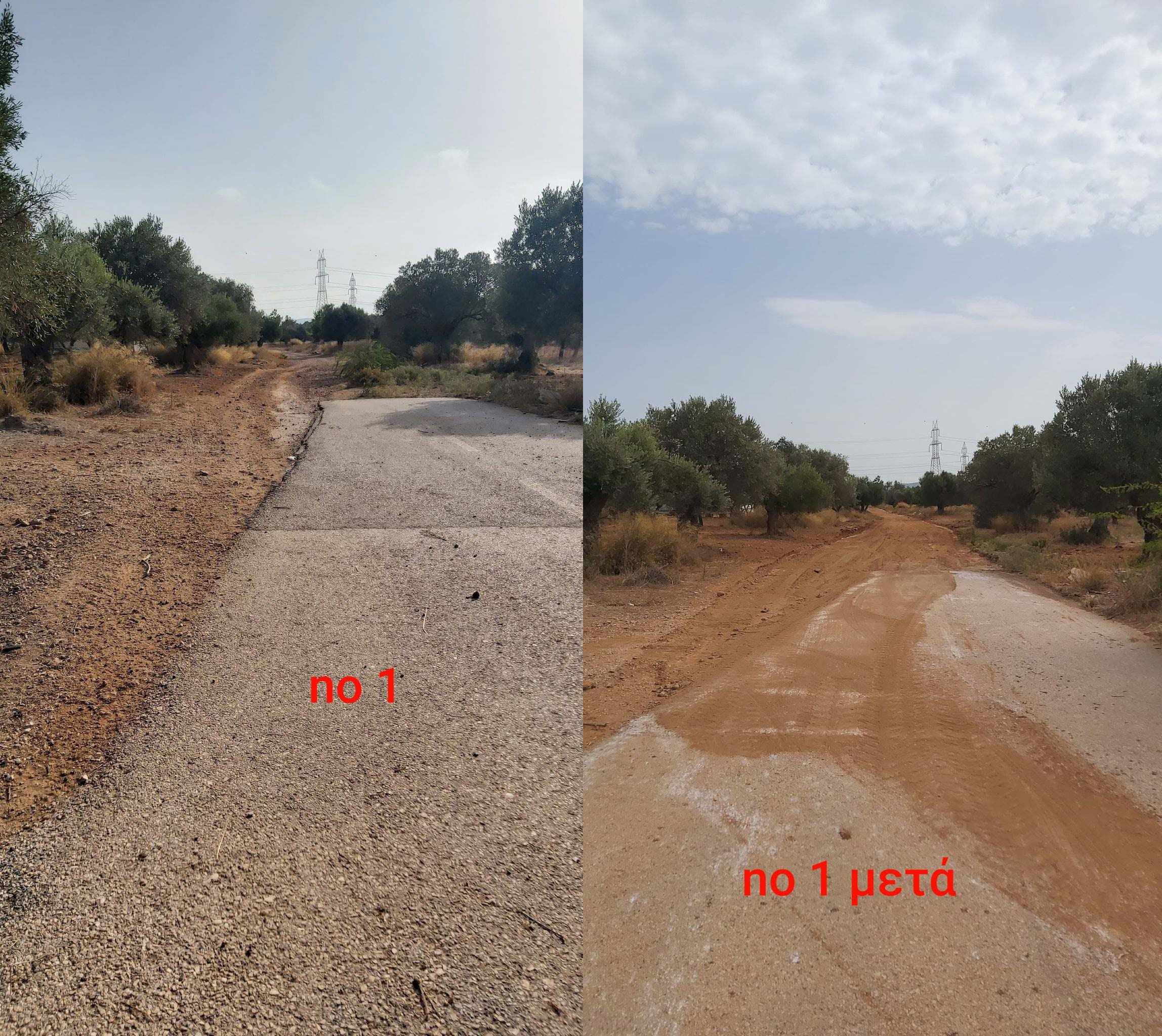 ΑΠΟΚΑΤΑΣΤΑΣΗ ΤΩΝ ΑΓΡΟΤΙΚΩΝ ΟΔΩΝ ΣΤΟΝ ΚΑΜΠΟ ΤΗΣ ΠΑΙΑΝΙΑΣ